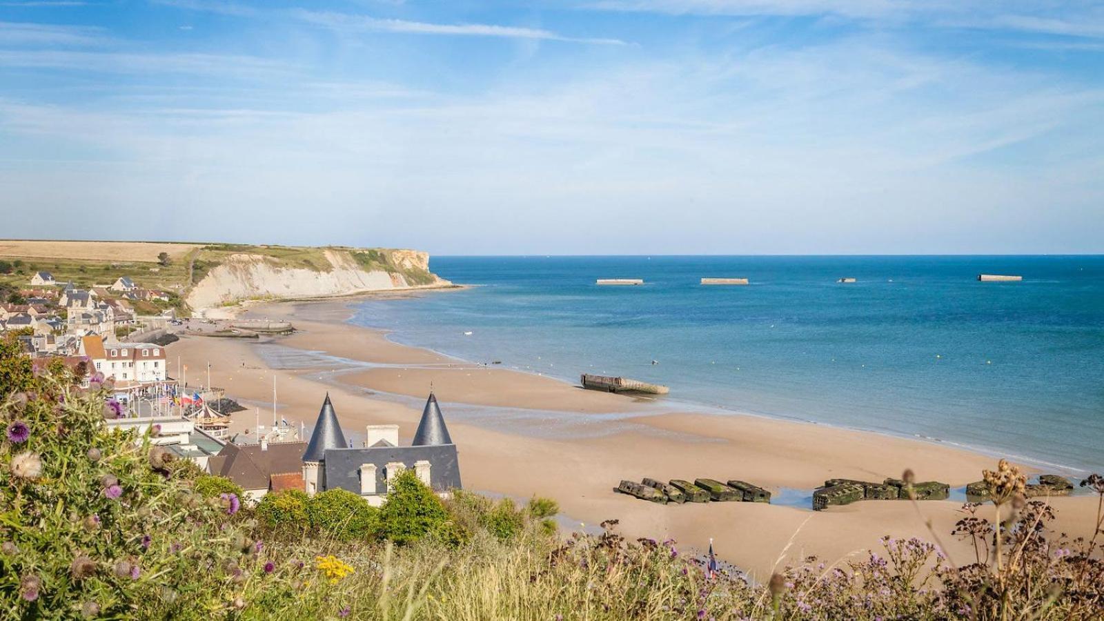 Les Pieds Dans L'Eau - Acces Direct A La Plage Bernières-sur-Mer Exteriér fotografie